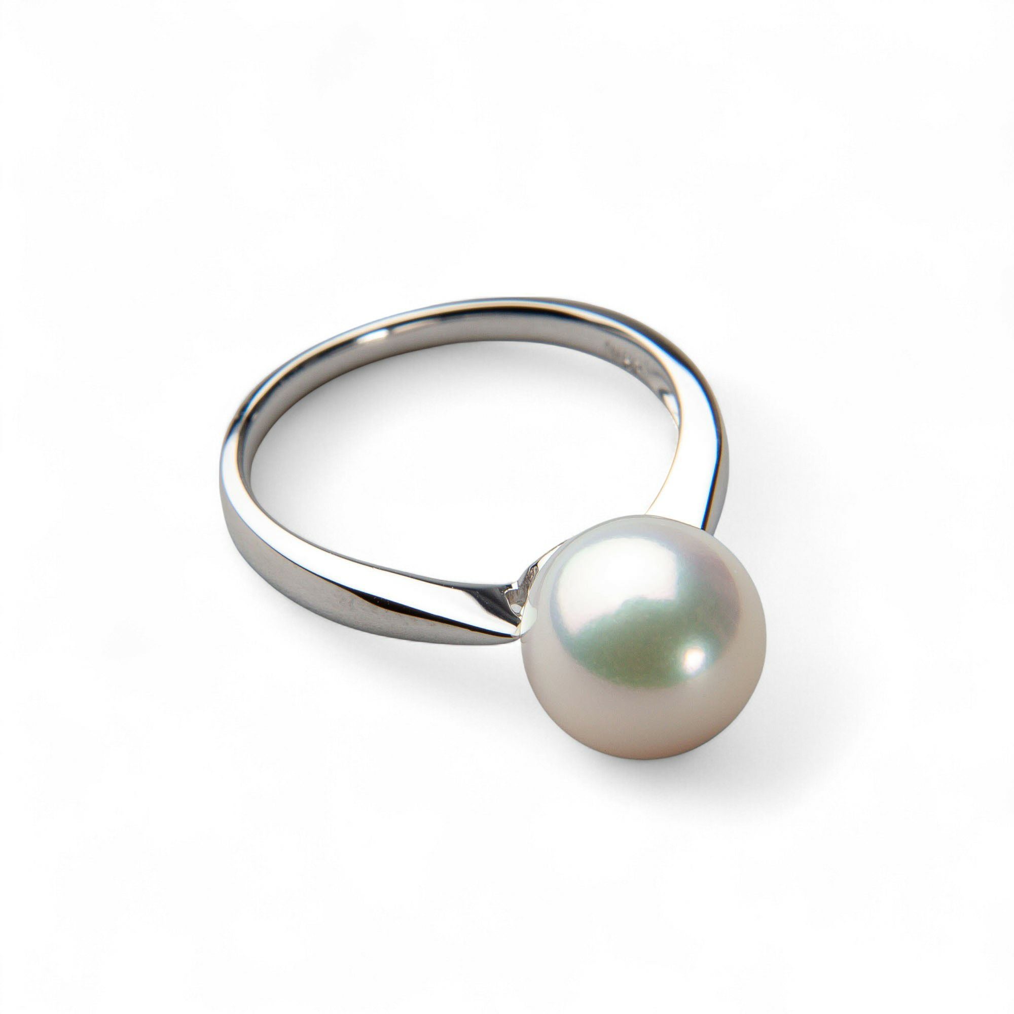 LUXE あこや真珠 リング9.0-9.5mm PT900 | あこや真珠リング