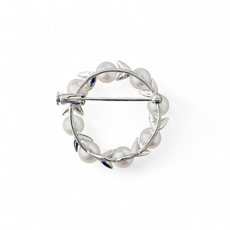 あこや真珠 ブローチ5.5-6.0mm　SV925 サークル