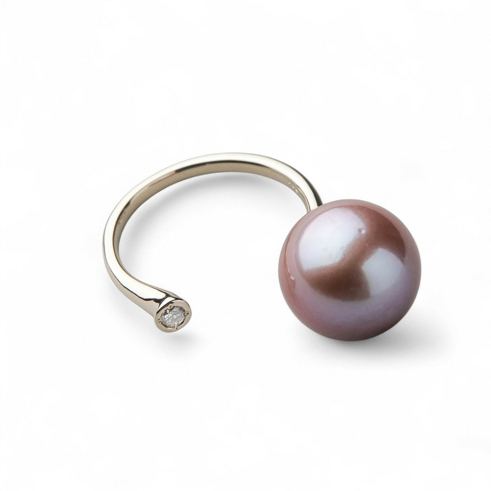 Mauvette 淡水真珠 リング12mmUP K18YG