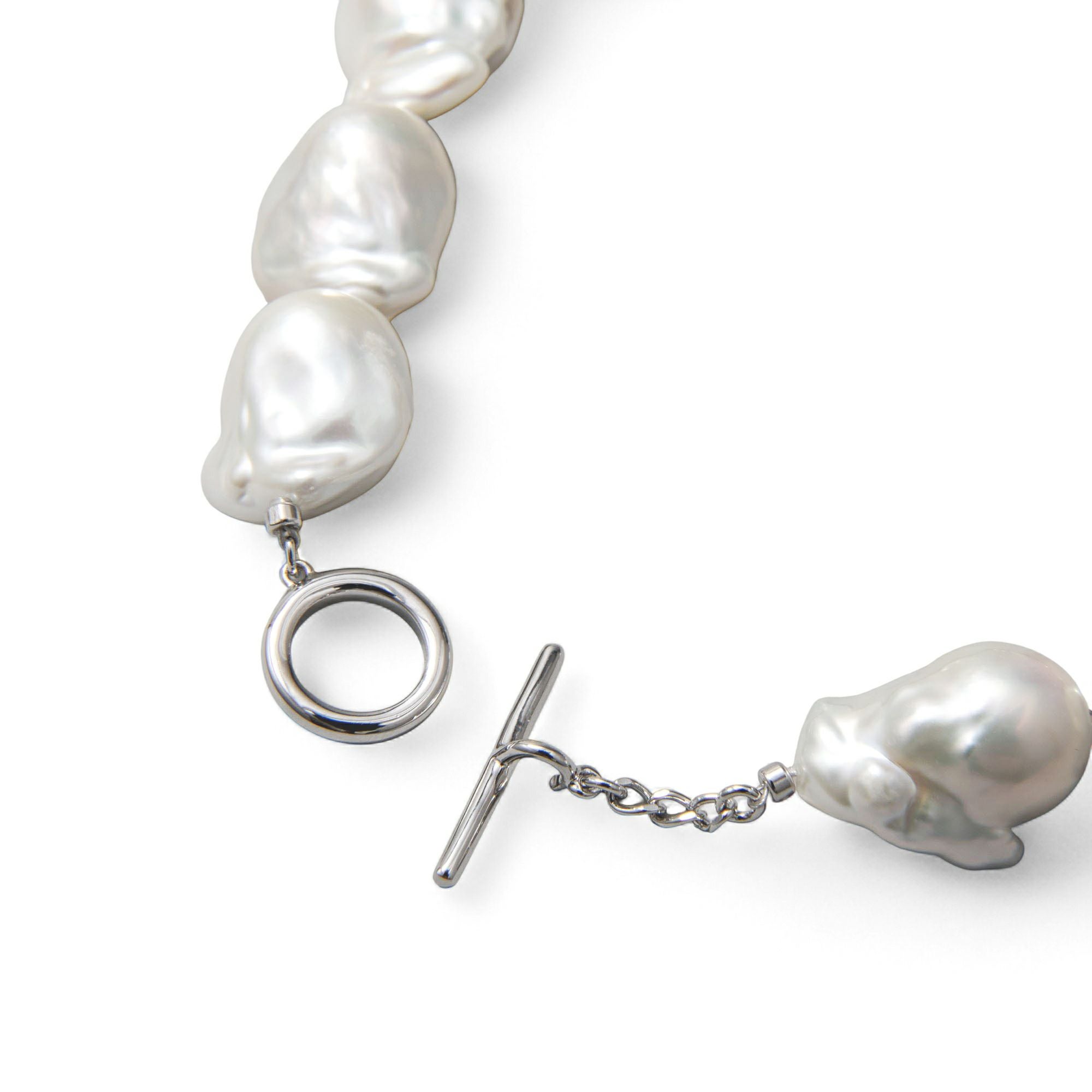 淡水バロック真珠 ネックレス15-16mmUP オイスター -Unique+- | 淡水