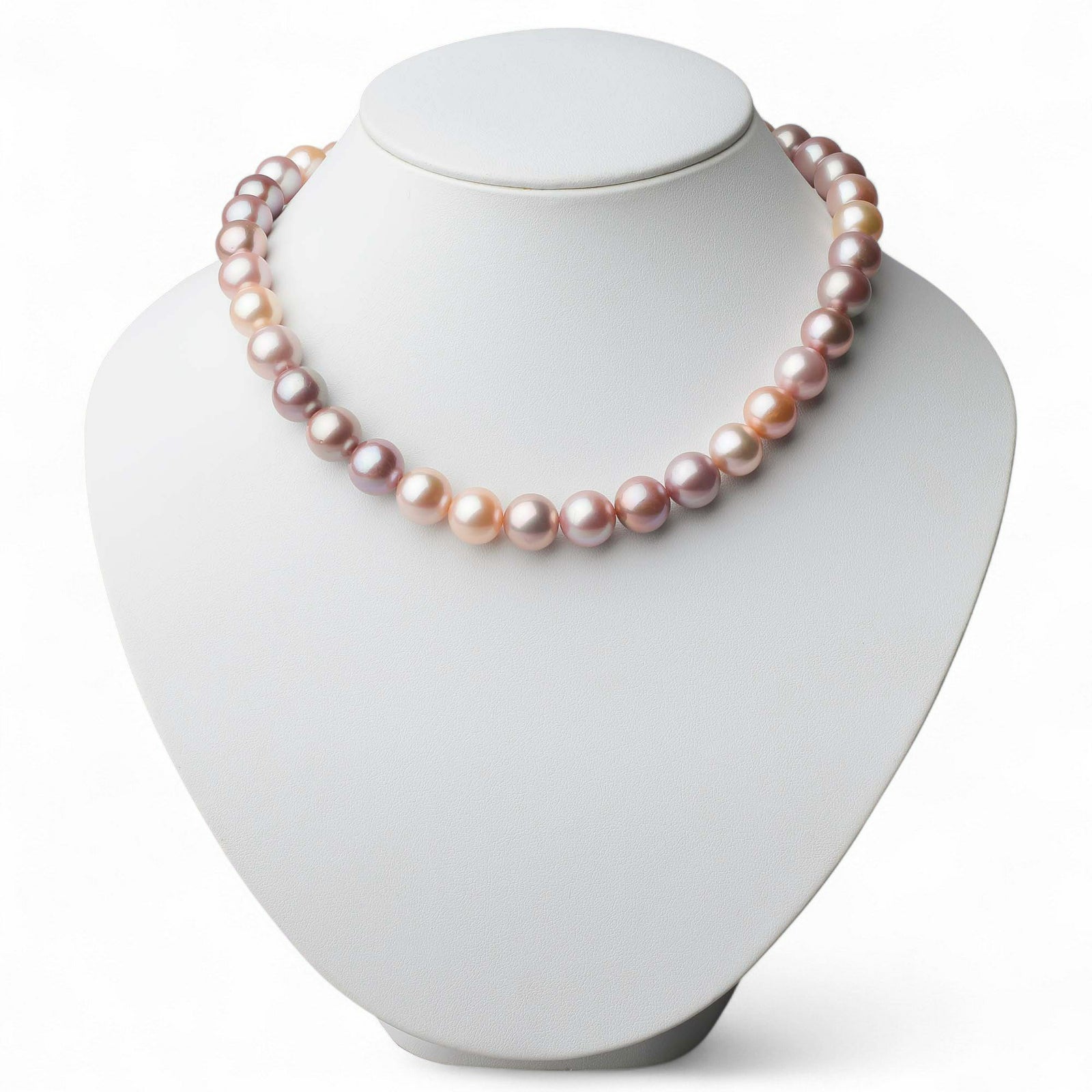 淡水真珠 ネックレス11-12mm -Mauvette-