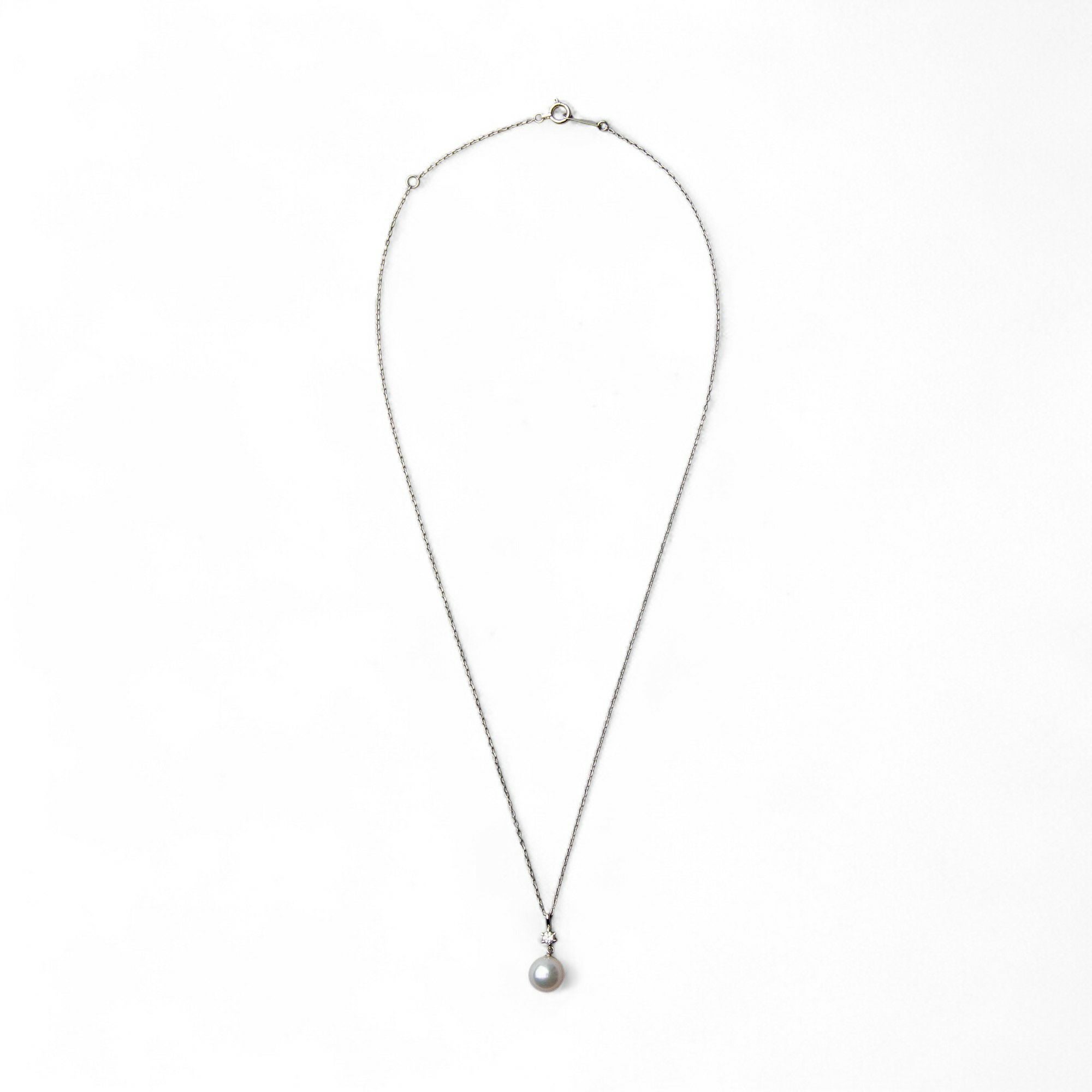 あこや真珠 ペンダント7.5-8.0mm K18WG/K18YG | あこや真珠ペンダント