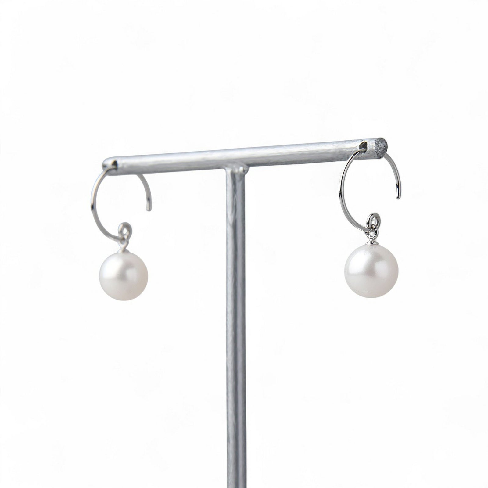 あこやリングフックピアス　7.5-8.0mm