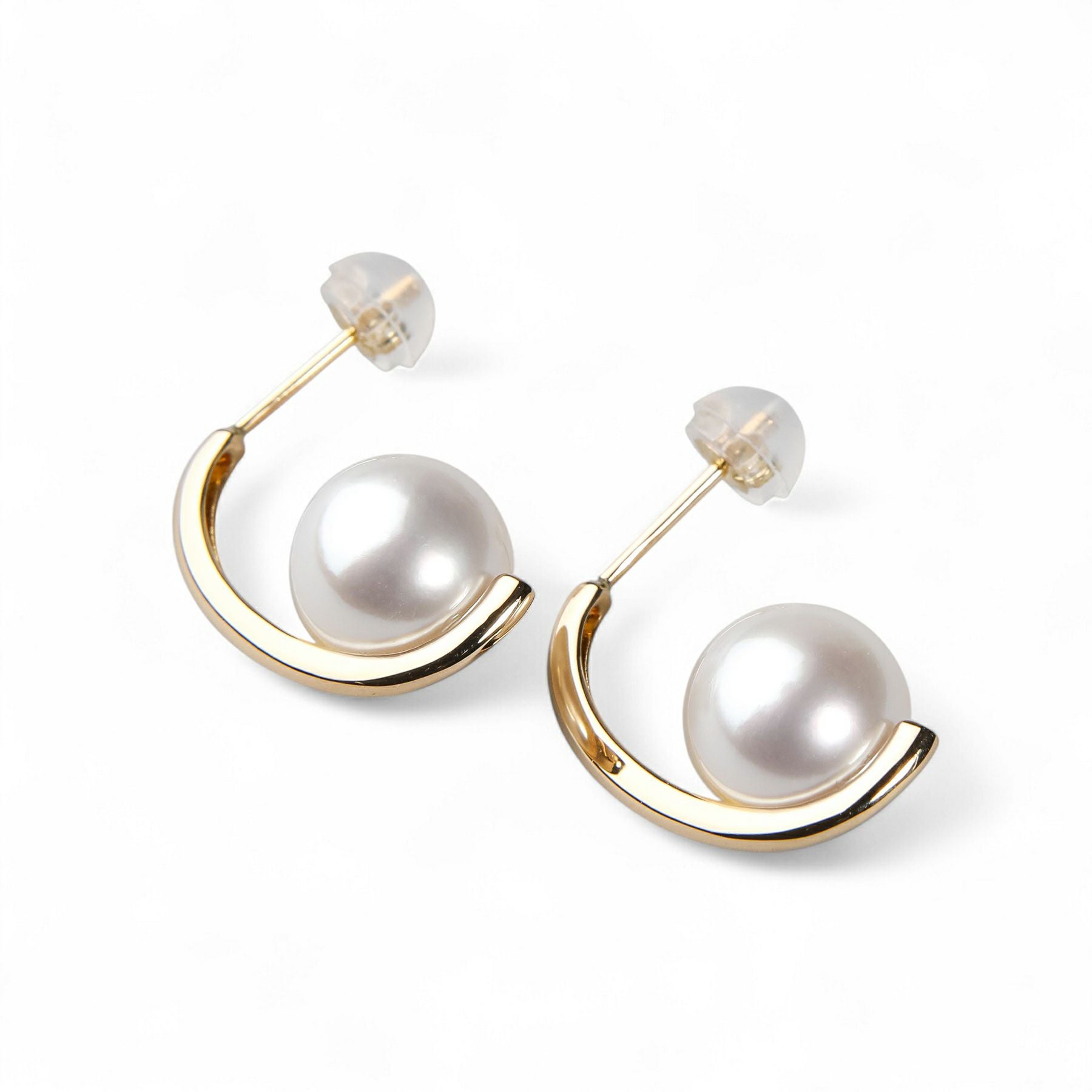 LUXE あこや真珠 ピアス9.0-9.5mm K18WG/YG | WSP（ダブルエスピー