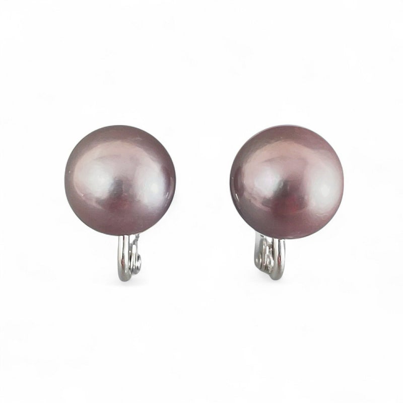 淡水真珠(有核) イヤリング 13mmUP  K14WG