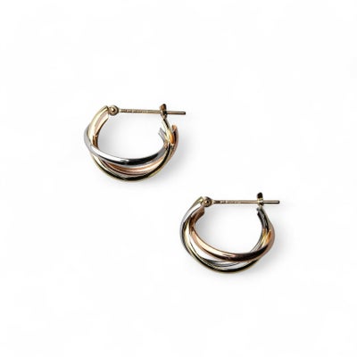 フープピアス トリニティPT900/K18YG/K18PG 3カラー