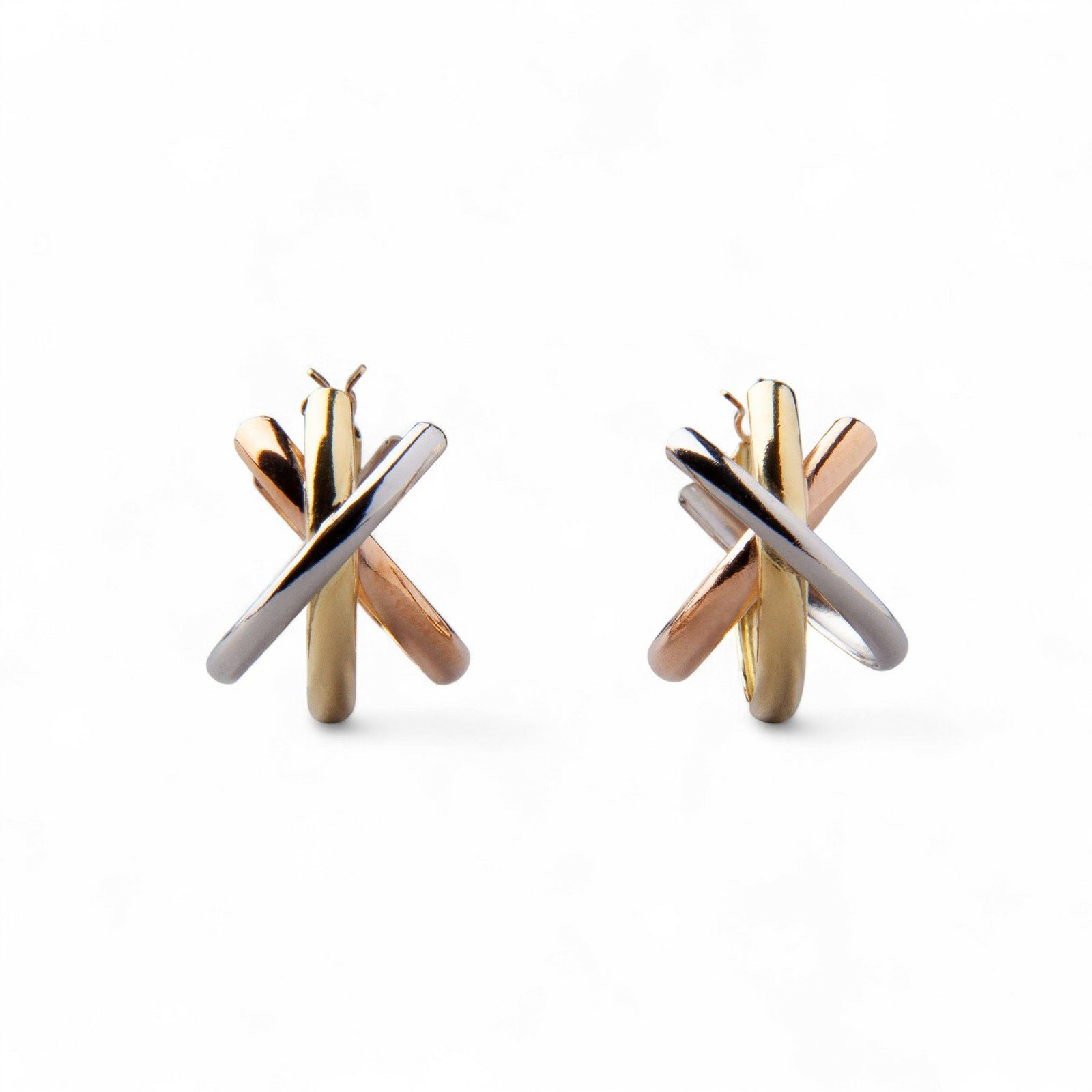 フープピアス トリニティPT900/K18YG/K18PG 3カラー