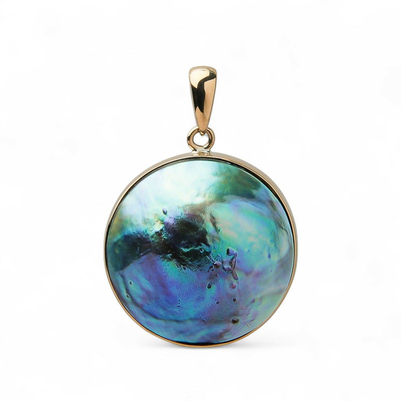 アワビ真珠　ペントップ　17mmUP YG