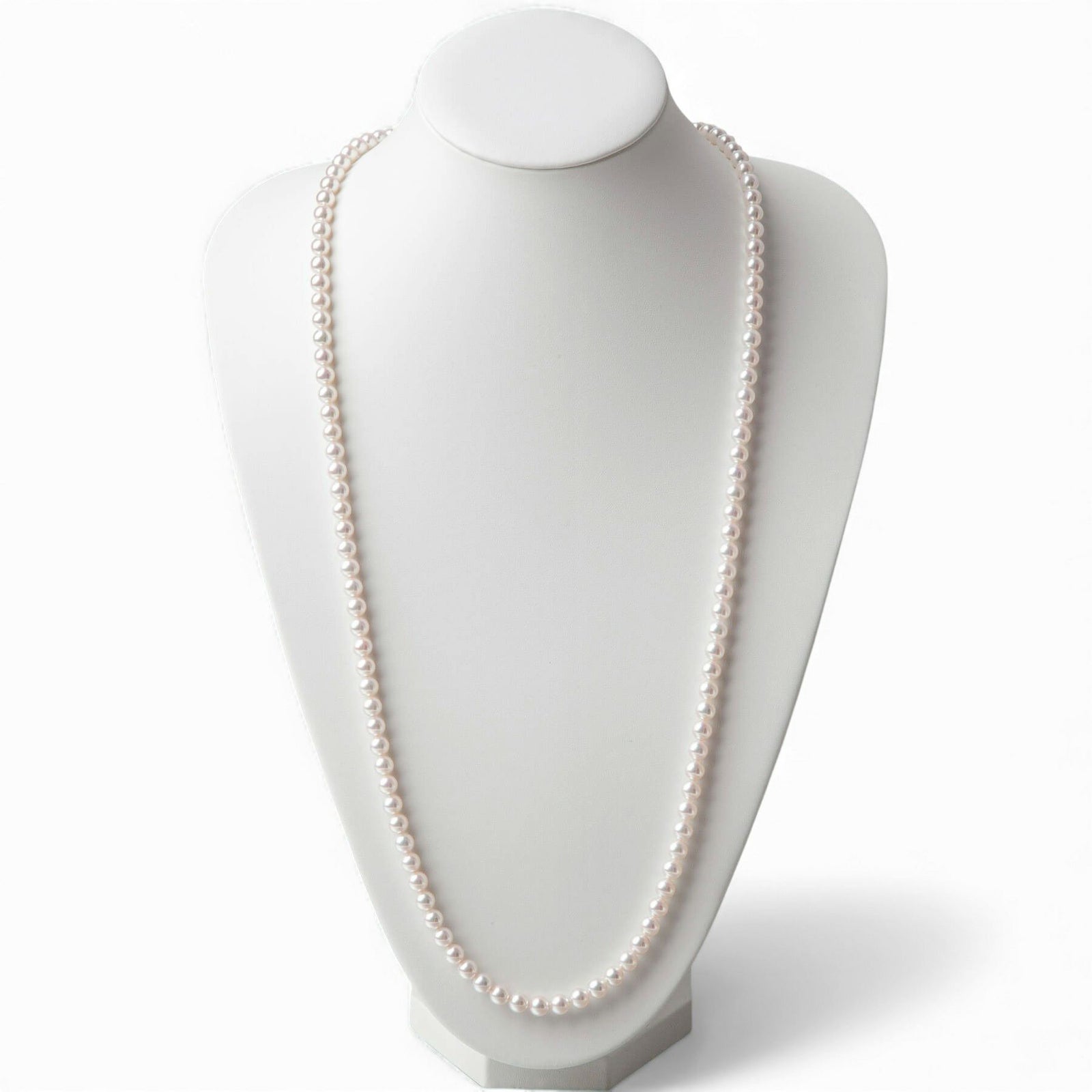 オーロラ天女 ロングネックレス　6.5-7.0mm　80cm