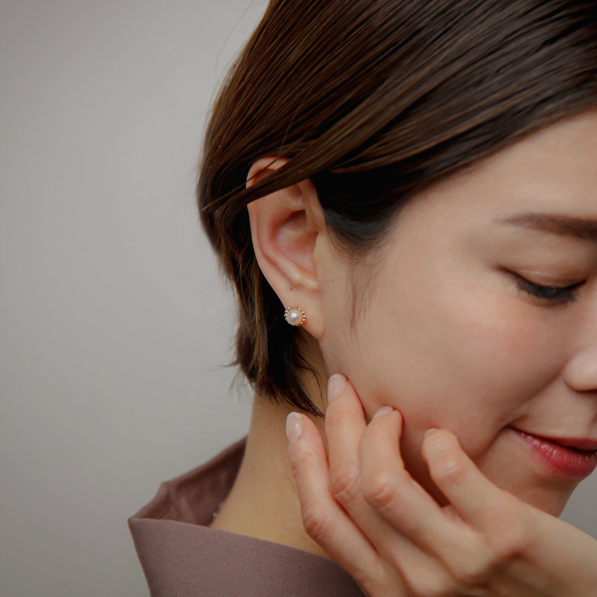 Carina あこや真珠 ピアス5.5-6.0mm K18YG | WSP（ダブルエスピー
