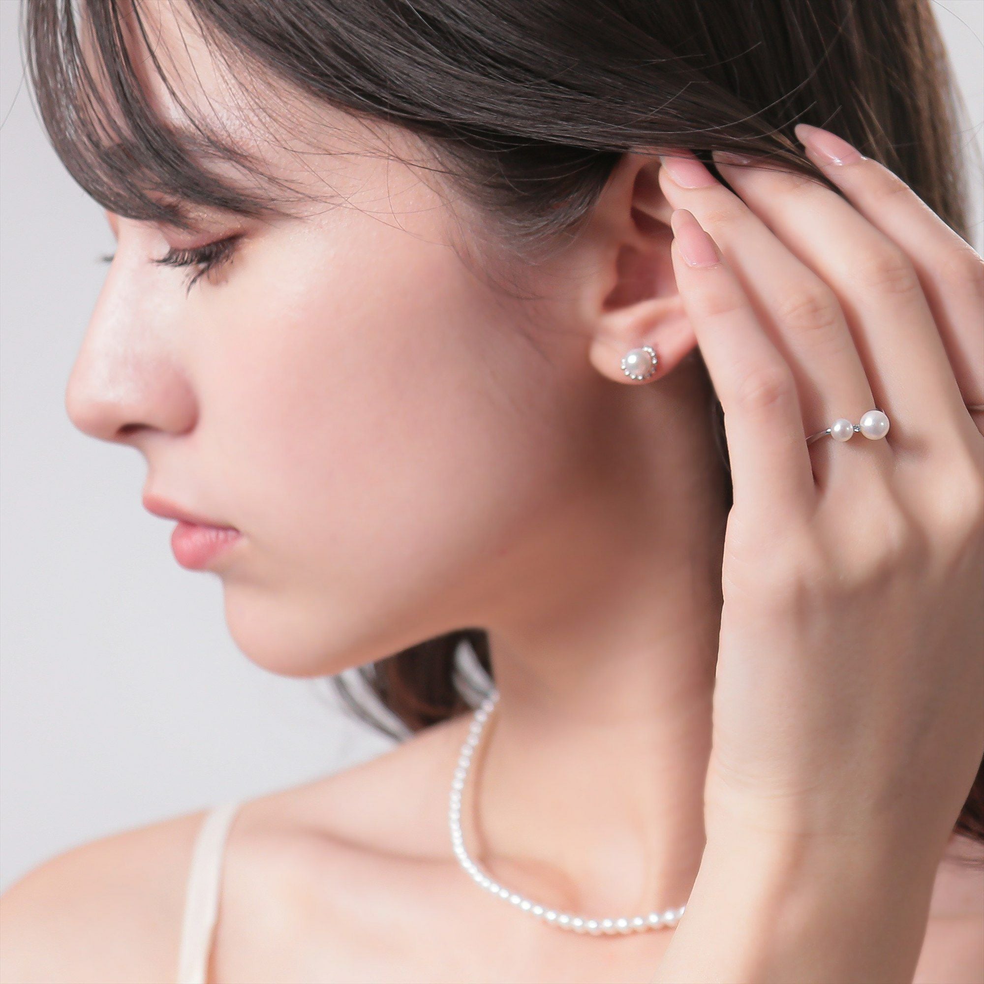 Carina あこや真珠 ピアス5.5-6.0mm PT900 | WSP（ダブルエスピー