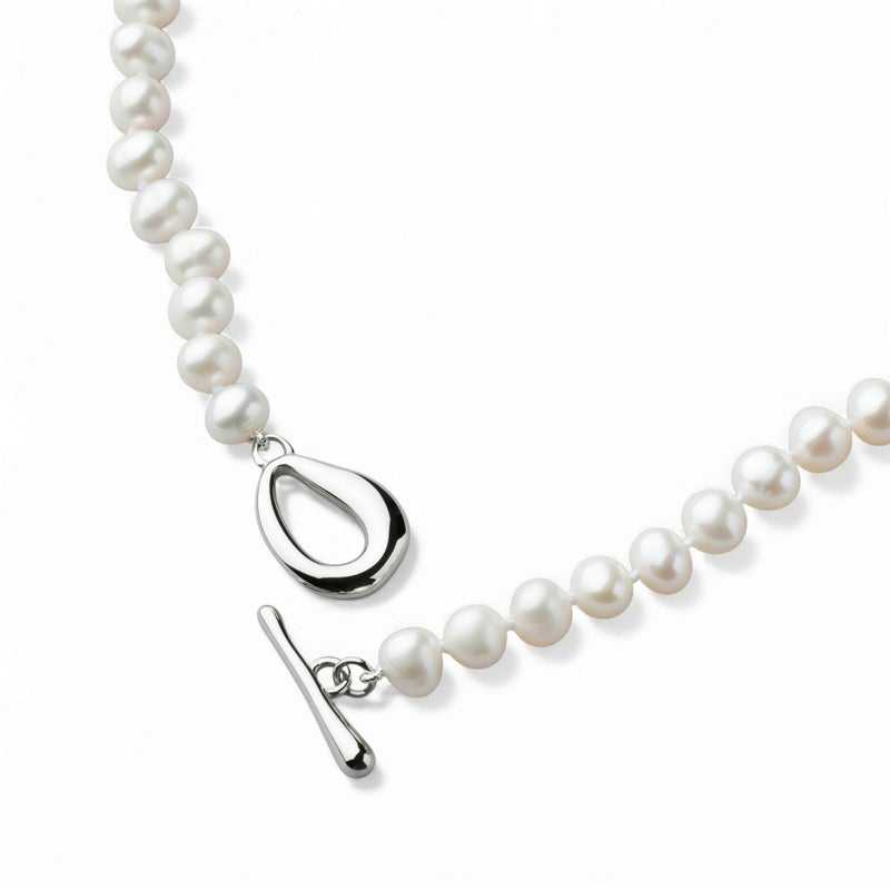 淡水真珠 ネックレス　5.5-6.0mm　50cm マンテル