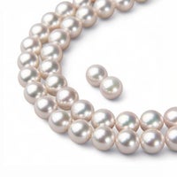 花珠真珠 ネックレスセット6.5-7.0mm -GOOD Quality-