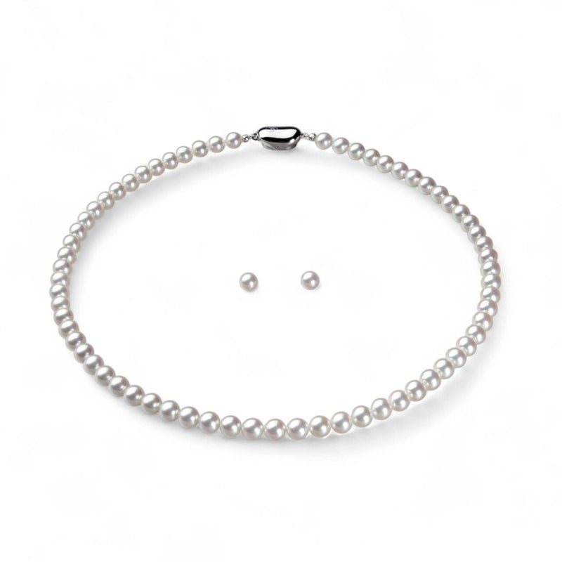 花珠真珠 ネックレスセット6.0-6.5mm -TOP Quality-
