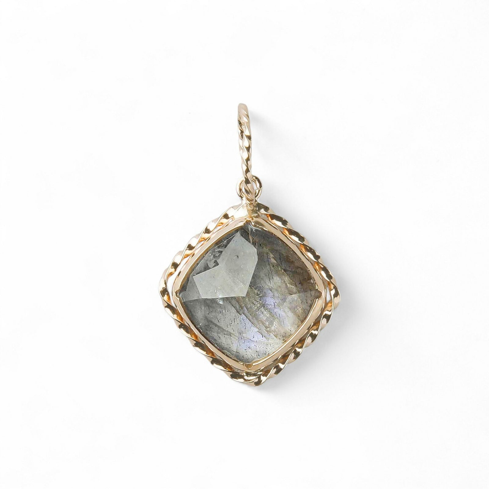 チャームペントップ　ラブラドライト