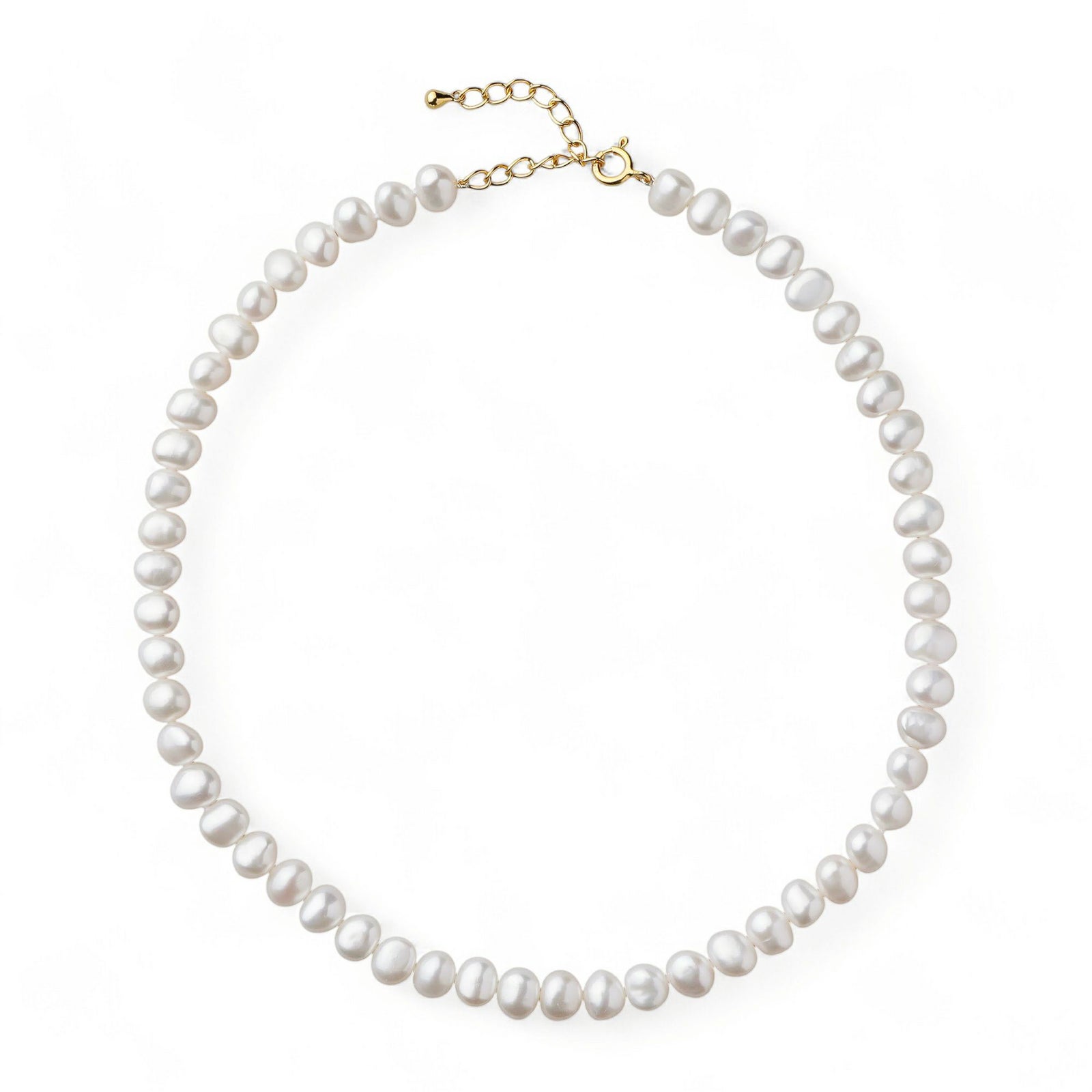 淡水バロック真珠 ネックレス7-8mm -Unique+-