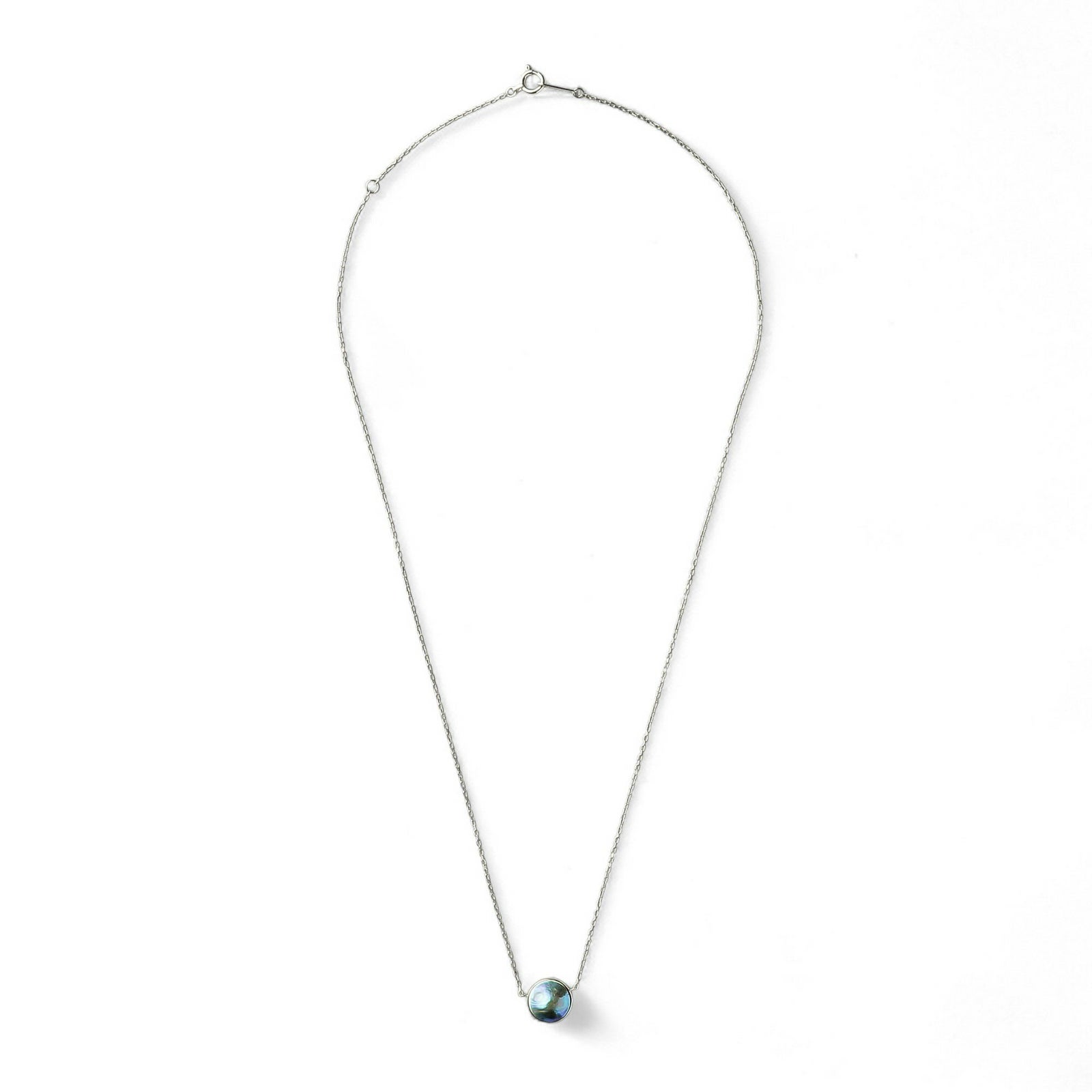 Abalone アワビ真珠 ペンダント　8mmUP K18WG