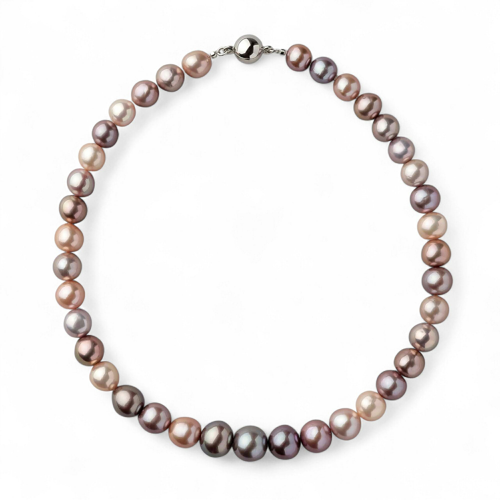 plumberry 淡水真珠 ネックレス 10-13mm マルチカラー | 淡水真珠