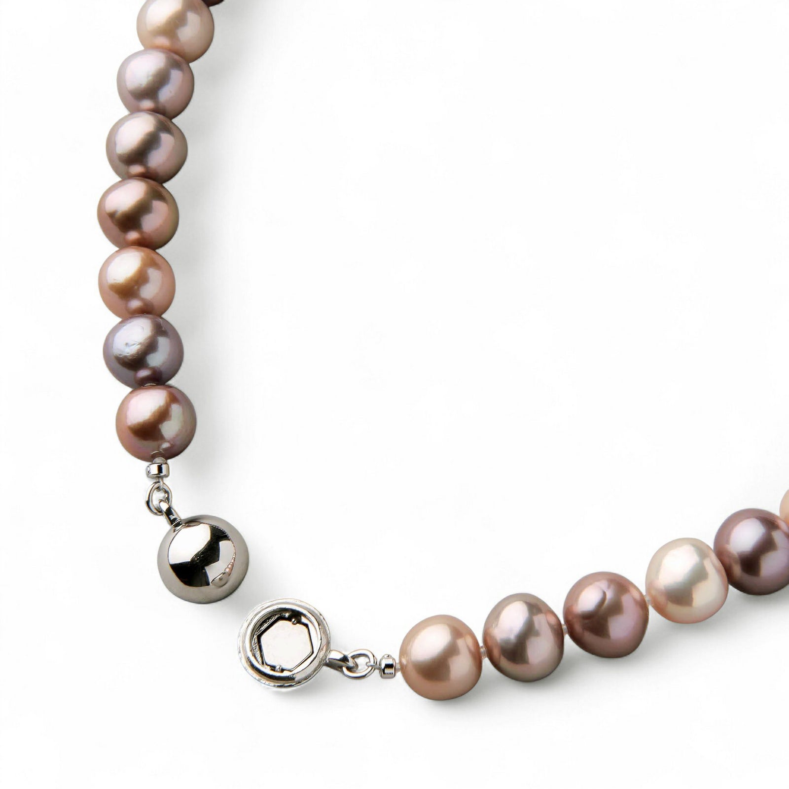 plumberry 淡水真珠 ネックレス　10-13mm マルチカラー