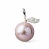 plumberry 淡水真珠 ペンダントトップ　13mmUP K18WG