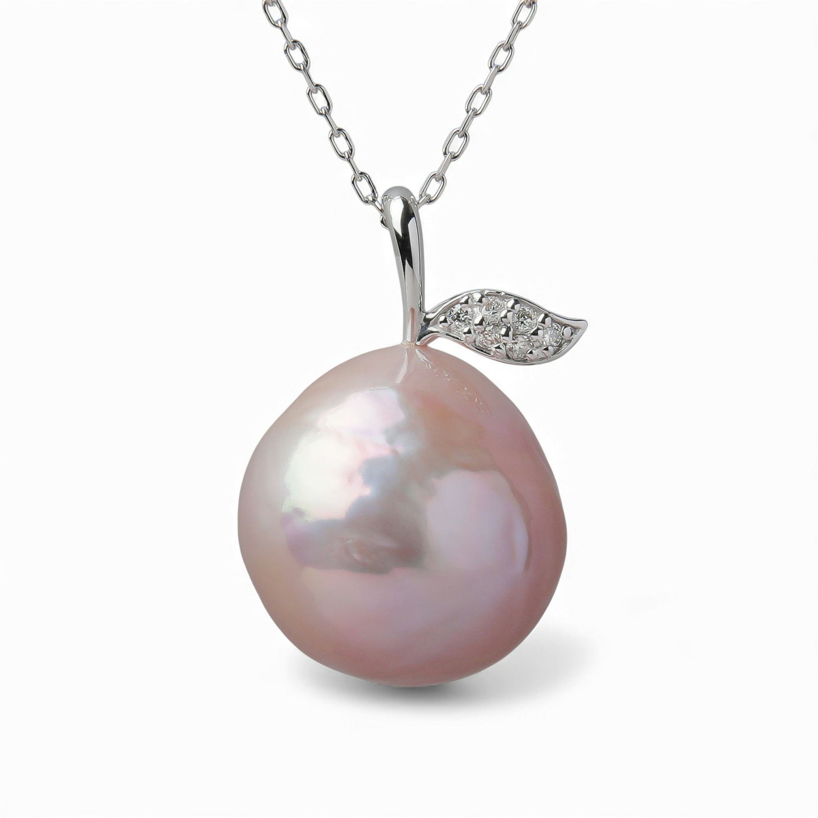 plumberry 淡水真珠 ペンダント　11mmUP K18WG