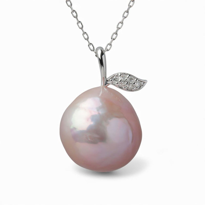 plumberry 淡水真珠 ペンダント　11mmUP K18WG