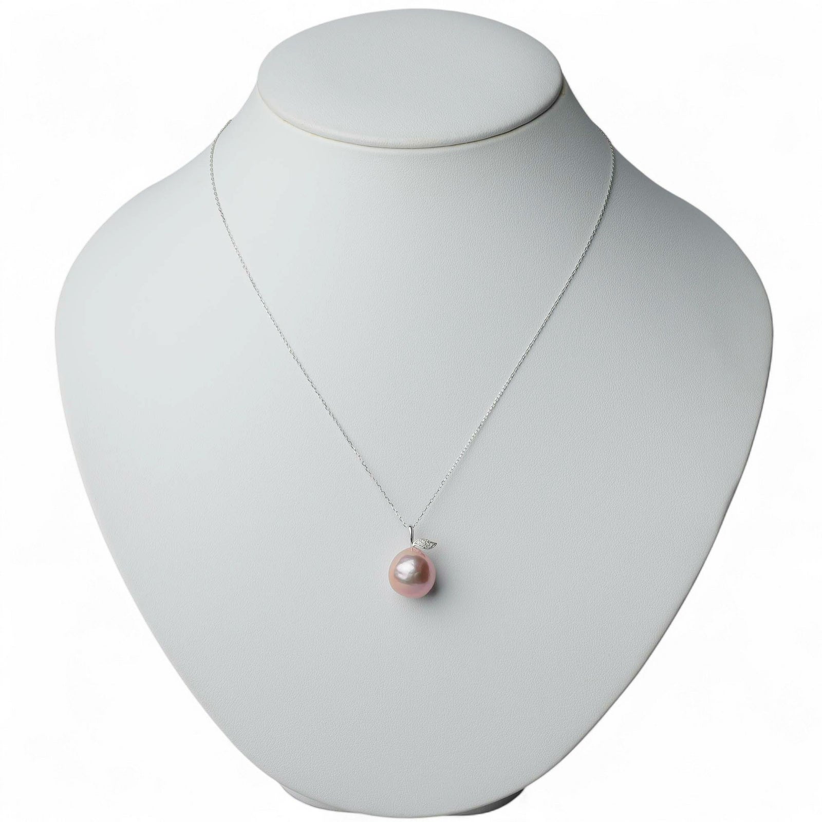 plumberry 淡水真珠 ペンダント　12mmUP K18WG