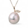 plumberry 淡水真珠 ペンダント　11mmUP K18YG