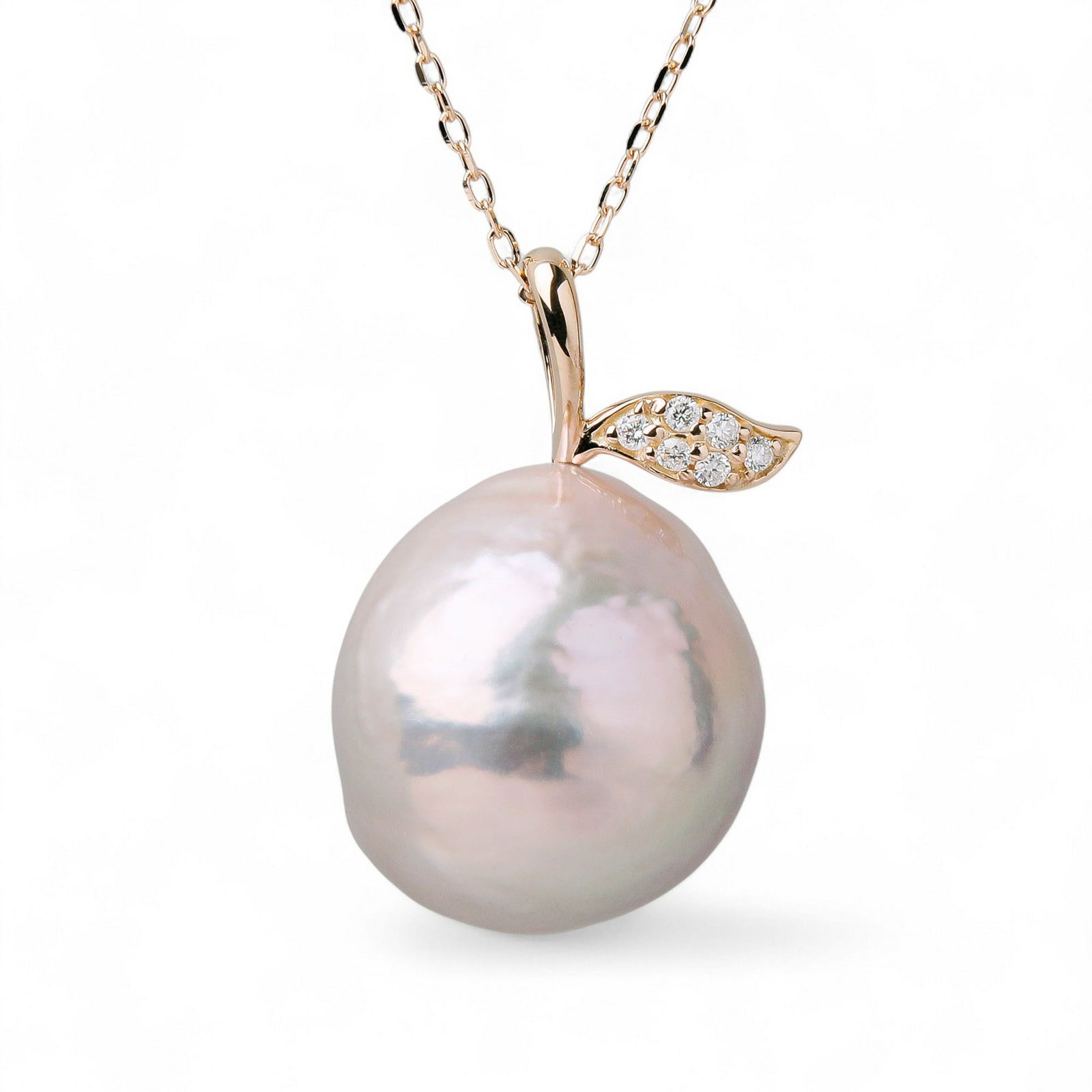 plumberry 淡水真珠 ペンダント　11mmUP K18YG