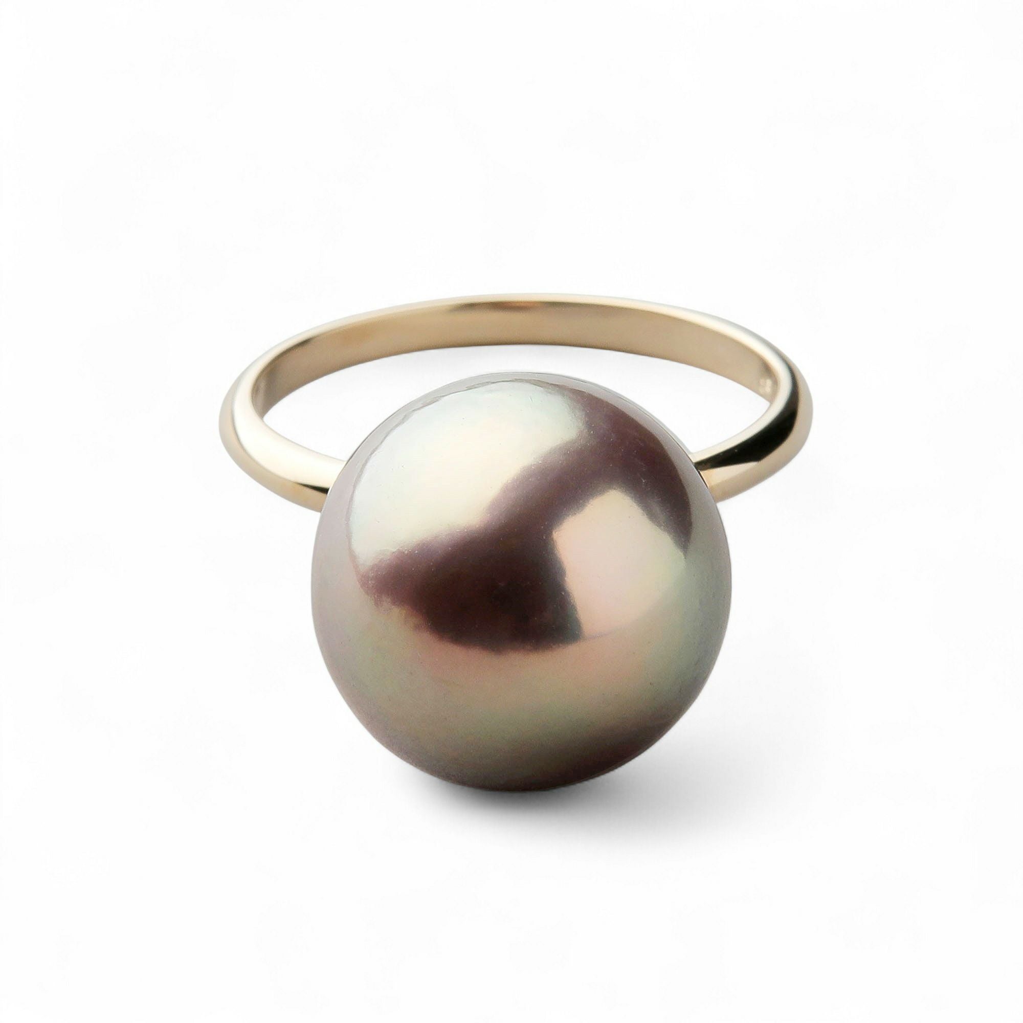 Mauvette 淡水真珠 リング12mmUP K18PG | 淡水真珠リング