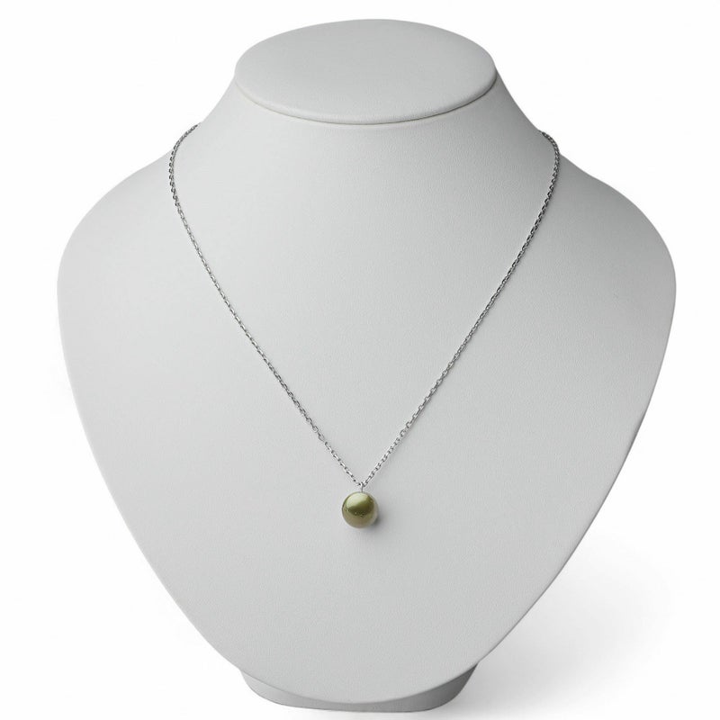 Pistachio タヒチ黒蝶真珠 ペンダント　11mmUP SUS316L