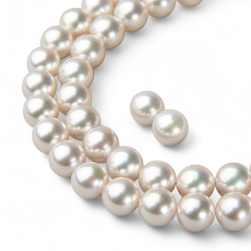 あこや真珠 ネックレスセット7.5-8.0mm -準花珠-