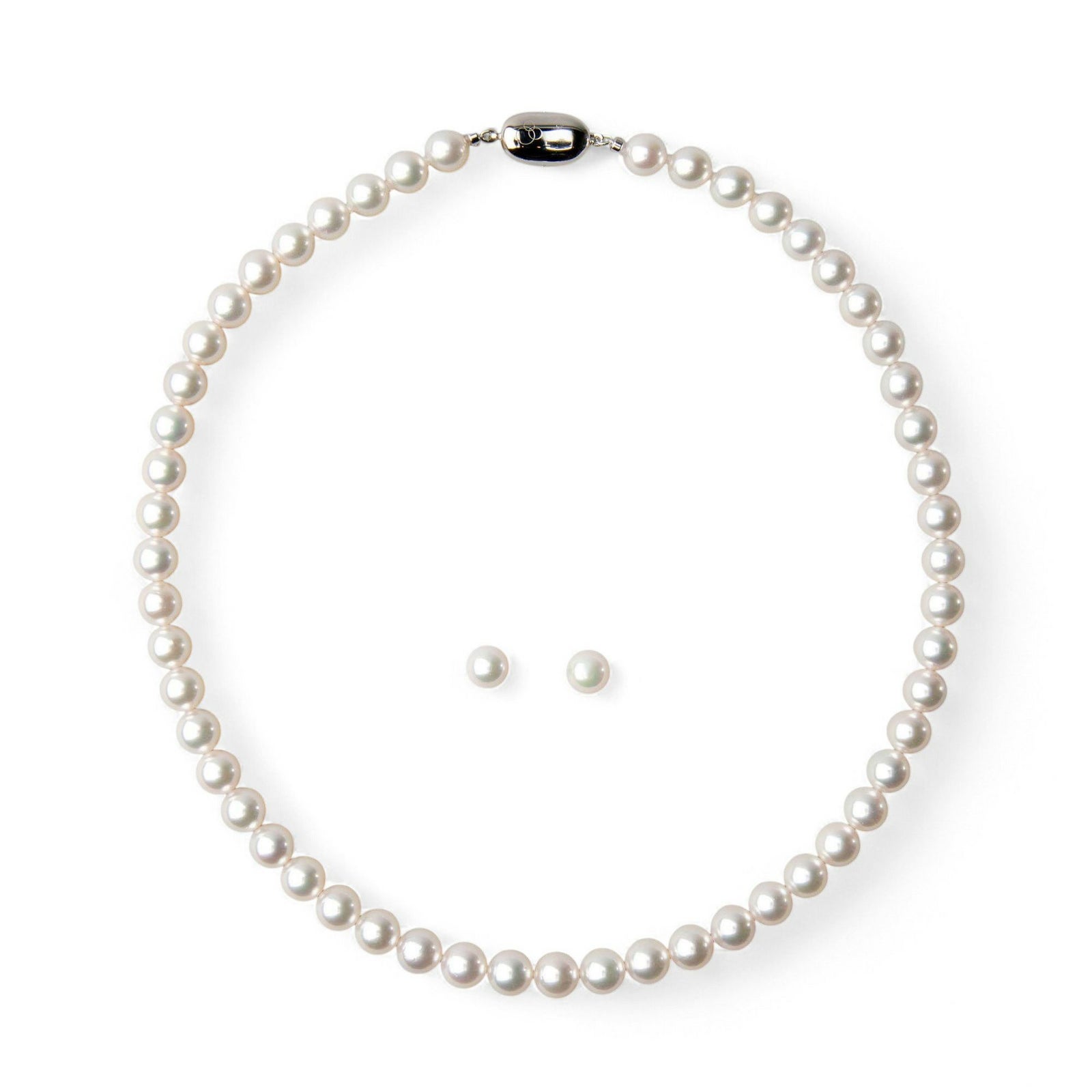 あこや真珠 ネックレスセット7.5-8.0mm -準花珠-