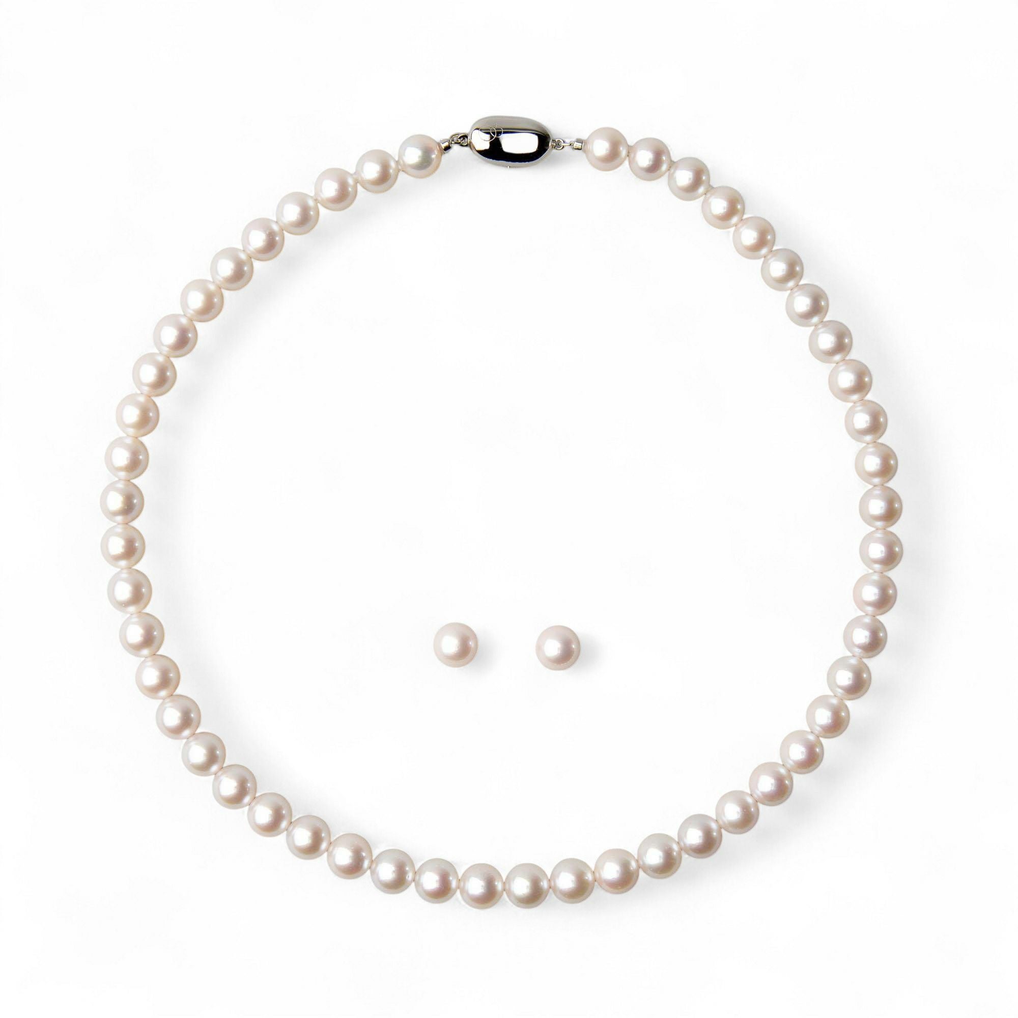 WEB限定】あこや真珠 ネックレスセット 8.0-8.5mm -準花珠- | 8.0-9.0mm