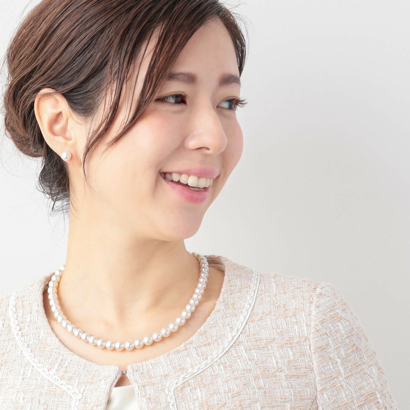 あこや真珠 ネックレスセット8.0-8.5mm -準花珠-