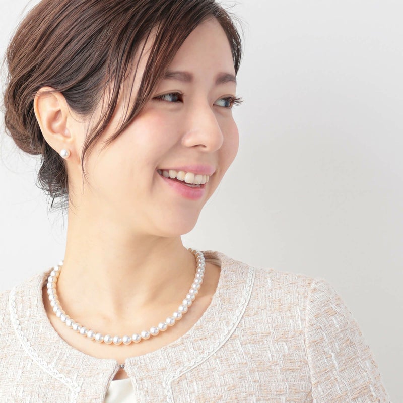 あこや真珠 ネックレスセット8.0-8.5mm -準花珠-