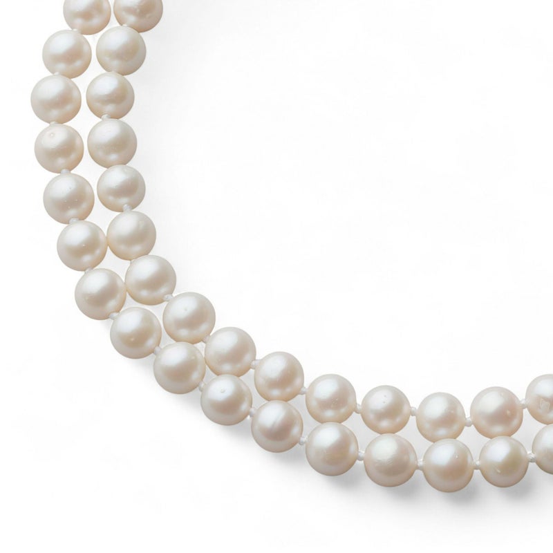 淡水真珠 ショルダーストラップ　6.5-7.0mm 130cm