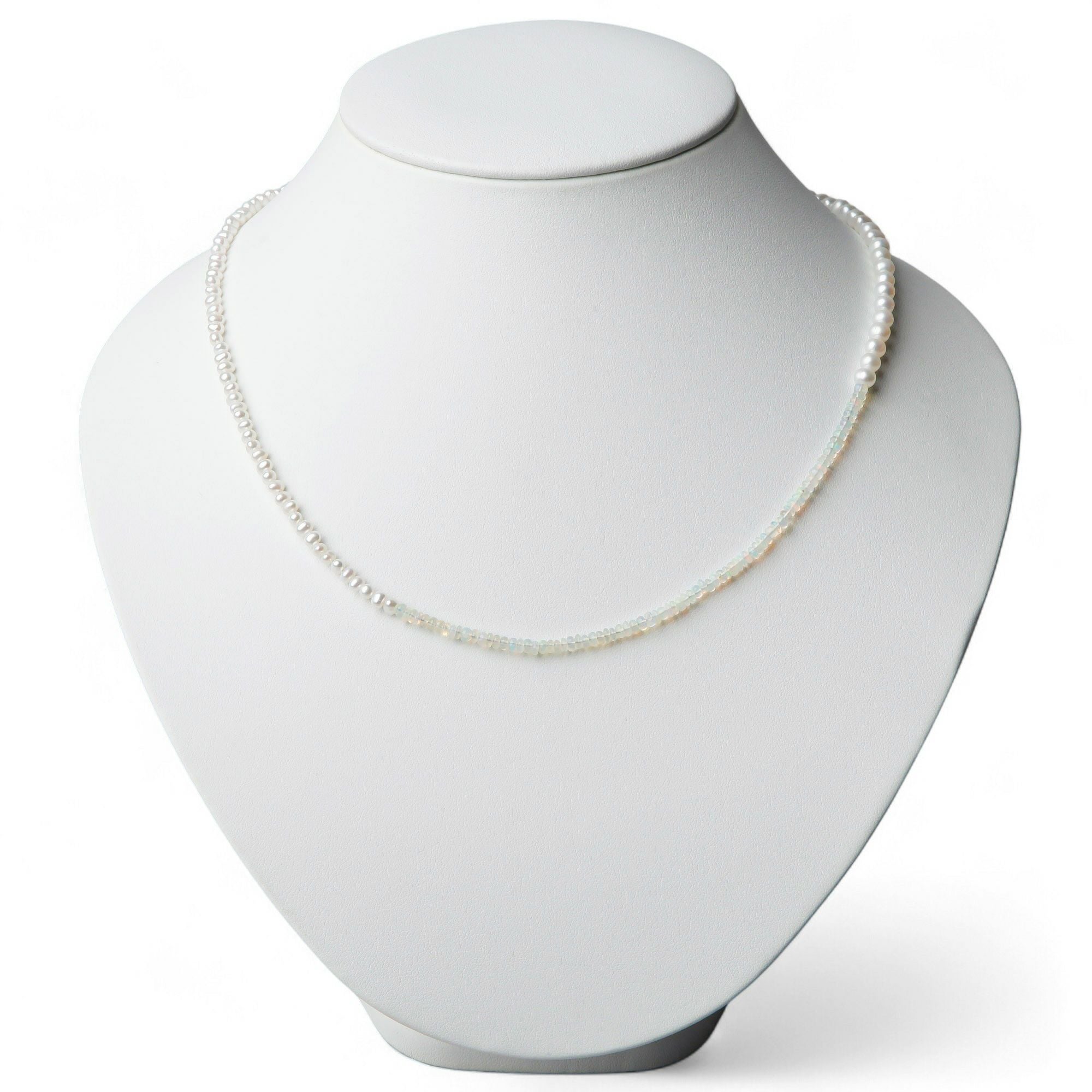 WEB限定】淡水真珠×オパール ネックレス 2.5-5.0mm ミックス | 淡水