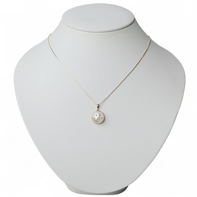 マベ真珠 ペンダントトップ14mmUP K18YG ホワイト