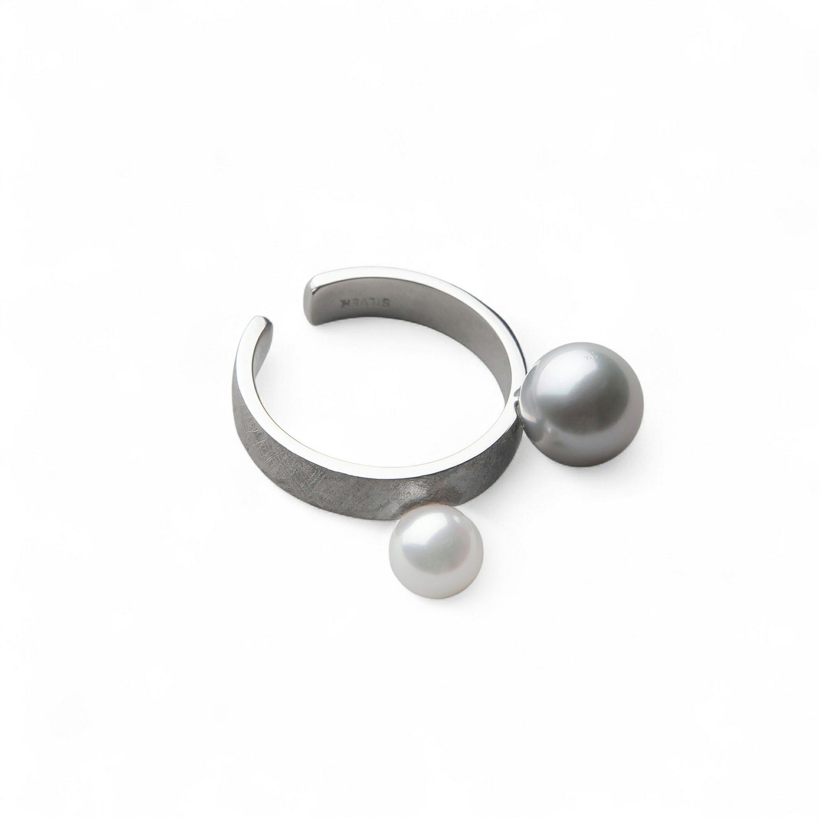 あこや真珠 イヤーカフリング5.5-8.0mm SV925