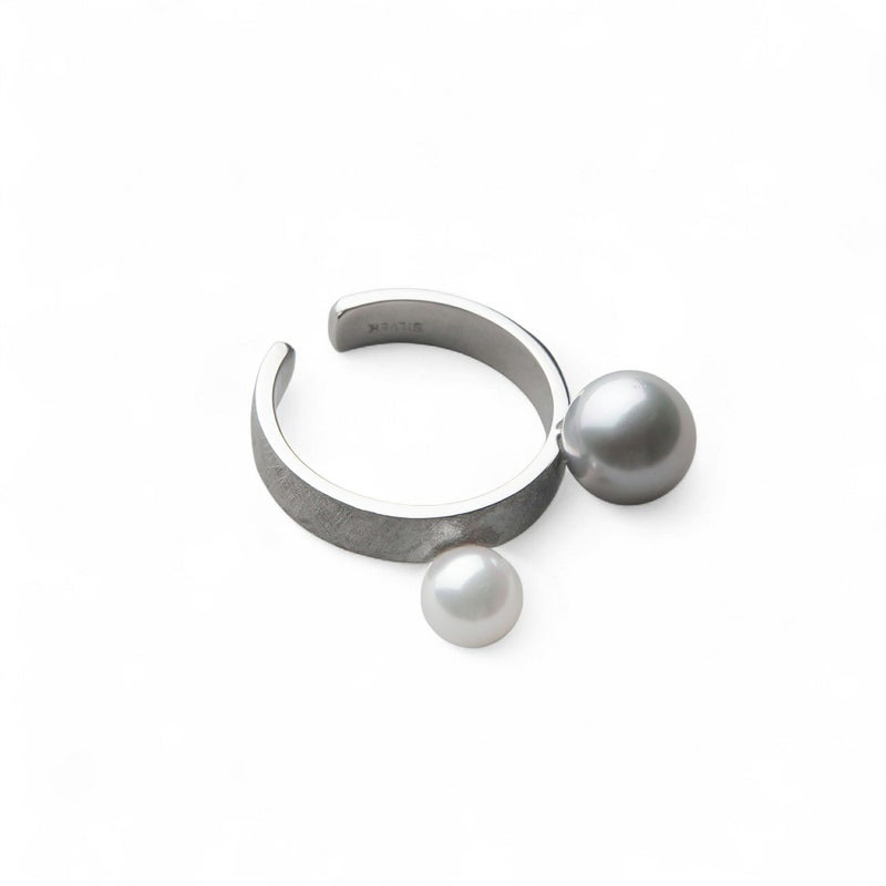 あこや真珠 イヤーカフリング5.5-8.0mm SV925