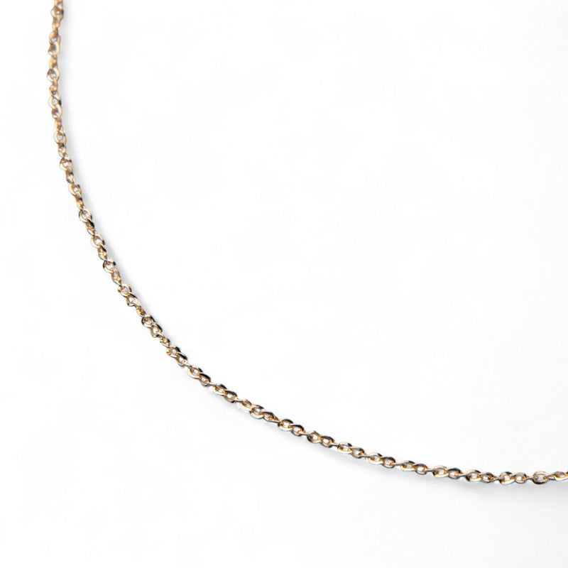 ルーチェアズキ ロングチェーン　70cm K18YG