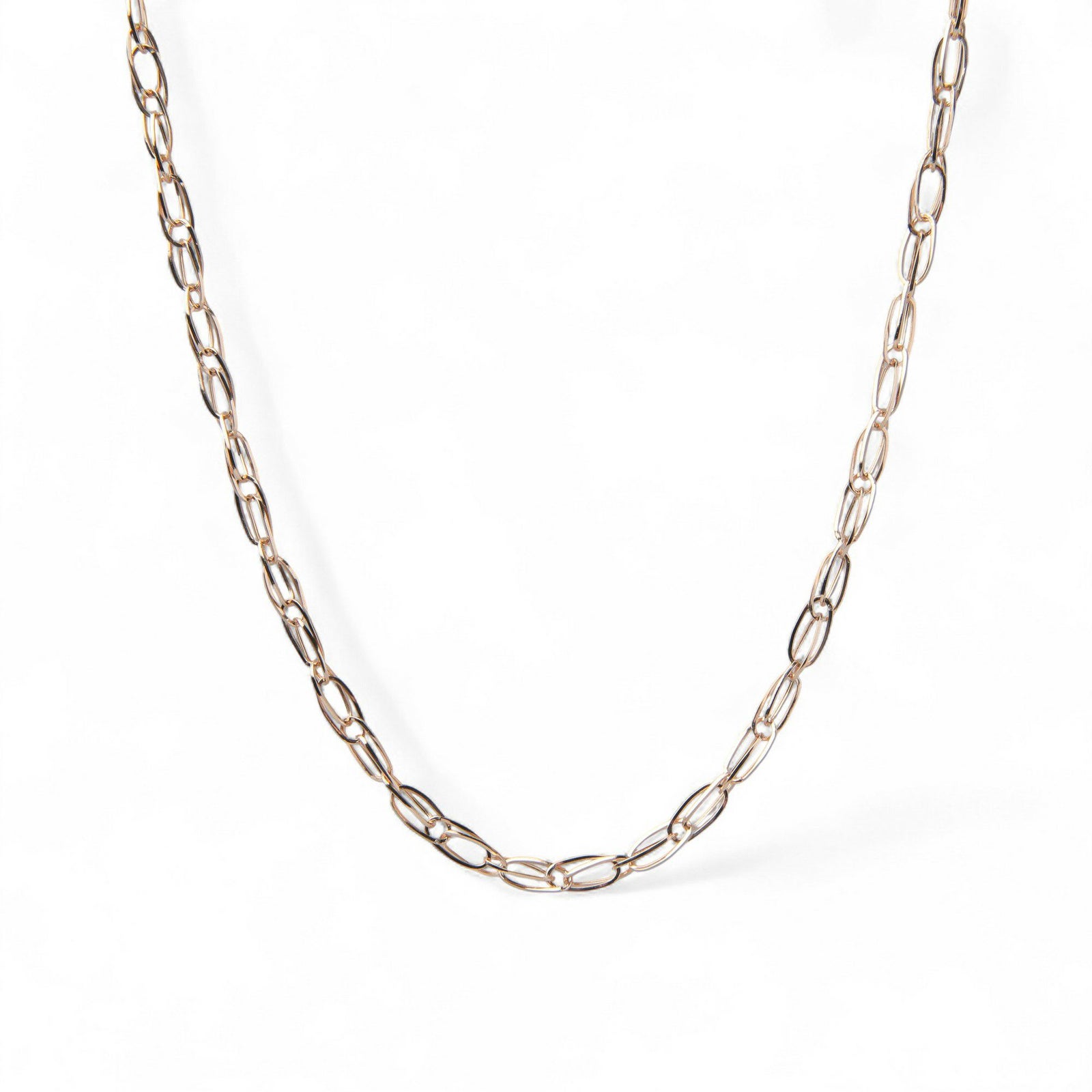 ツインオーバルチェーン 40cmK10YG