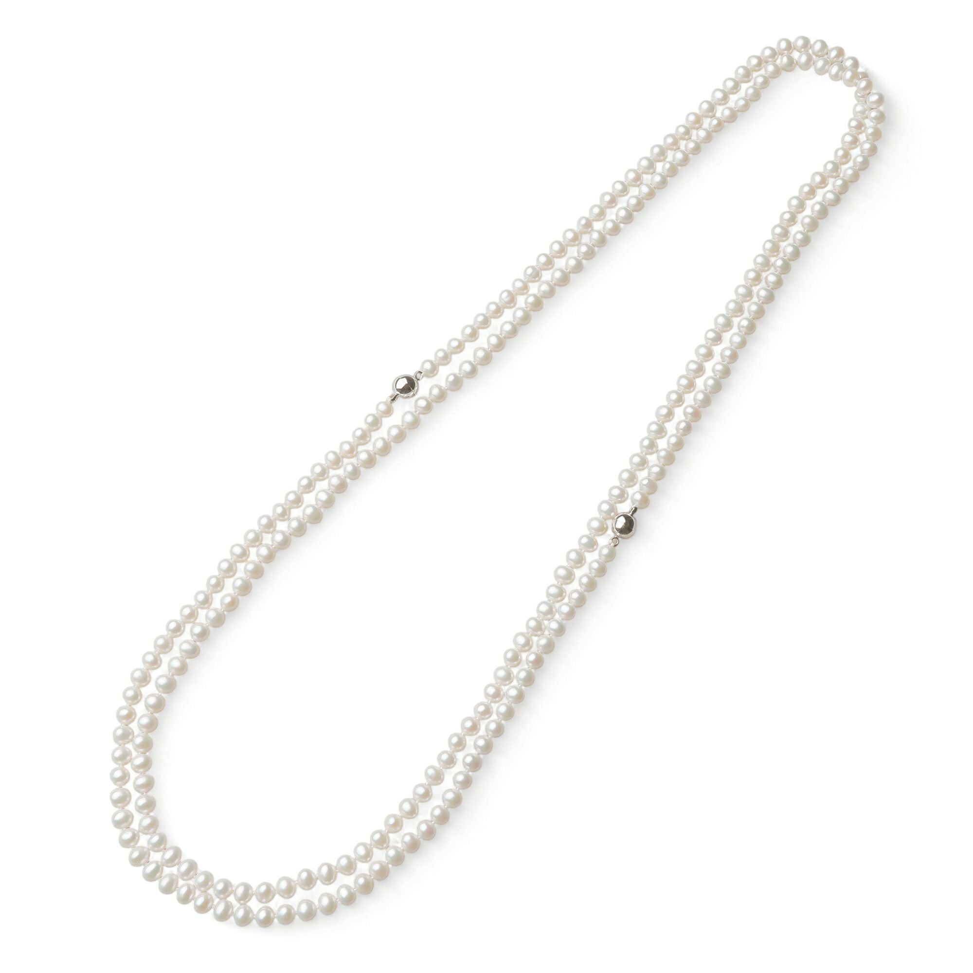 淡水真珠 ロングネックレス
