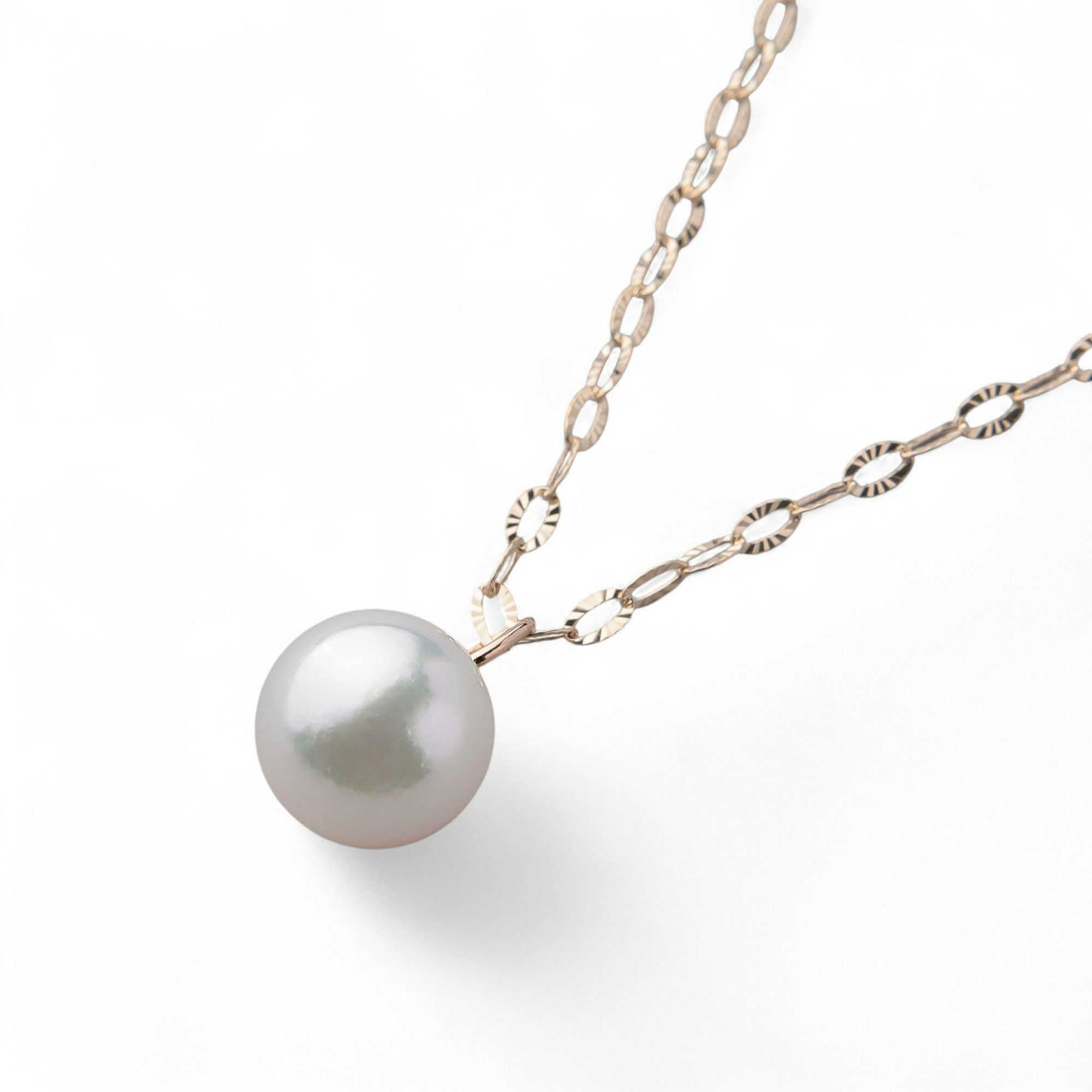 あこや真珠 一粒 ペンダント 8.5-9.0mm K10YG | あこや真珠ペンダント