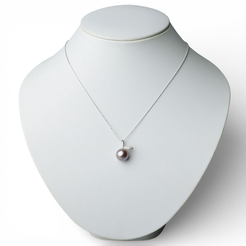 plumberry 淡水真珠 ペンダントトップ　11mmUP K18WG リンゴ