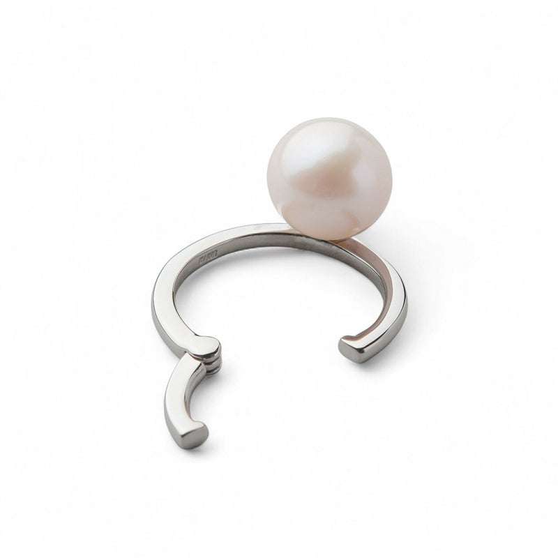 Bubble 淡水真珠 イヤーカフ　9mmUP SV925 ホワイト