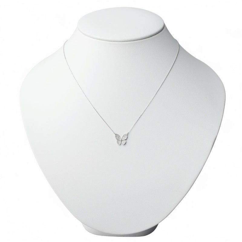 ダイヤモンド 蝶 ペンダントSPT900/850　0.20ct 40cm