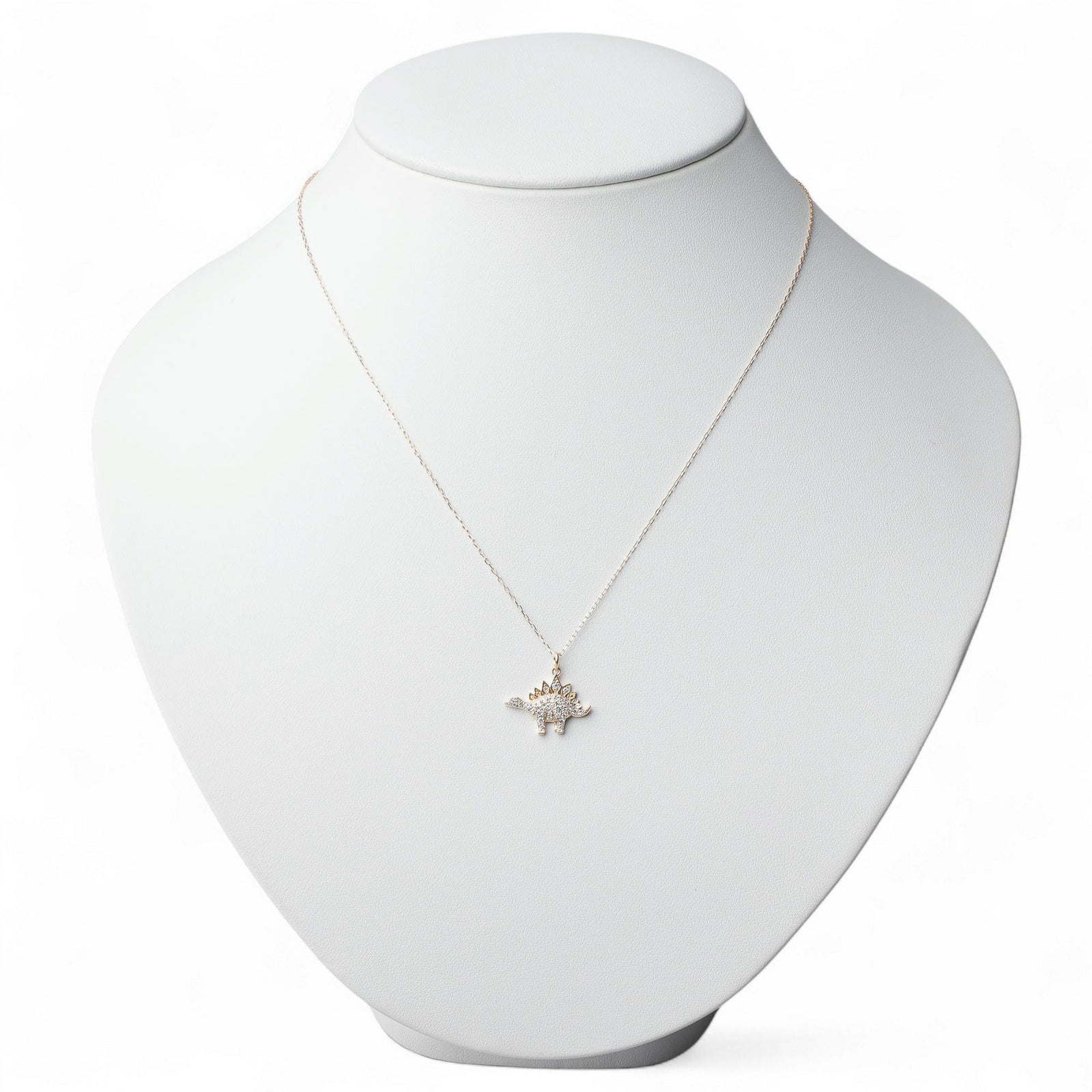 ダイヤモンド 恐竜ペンダントK18YG　0.30ct 45cm