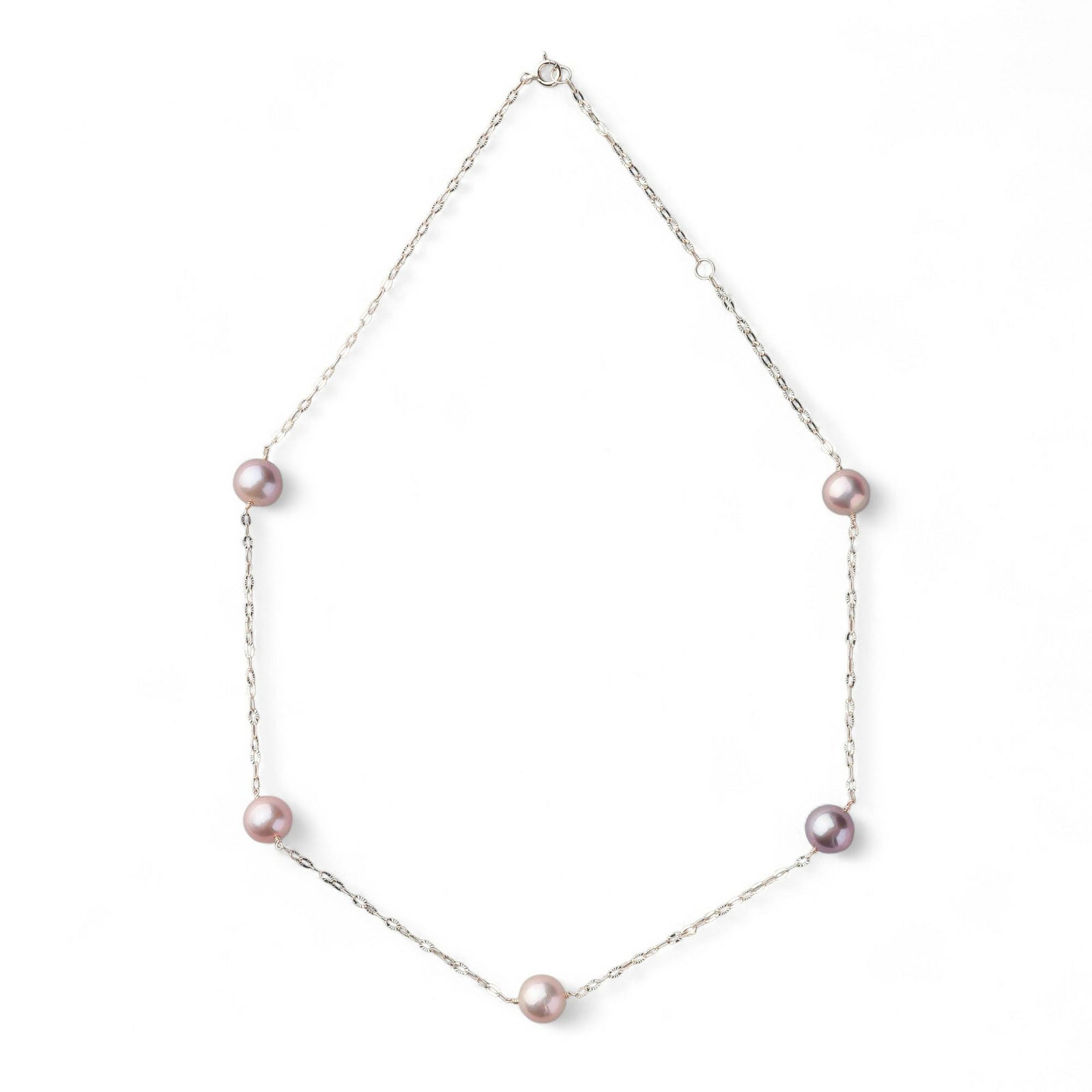 plumberry 淡水真珠 ステーションネックレス　8-9mmUP K10YG